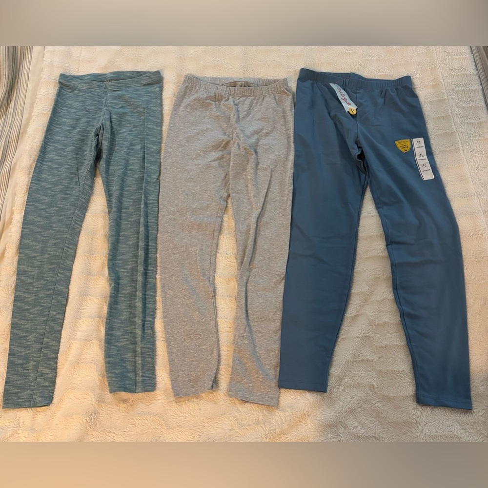 Six Pairs of Girl’s Old Navy & Cat & Jack Leggings